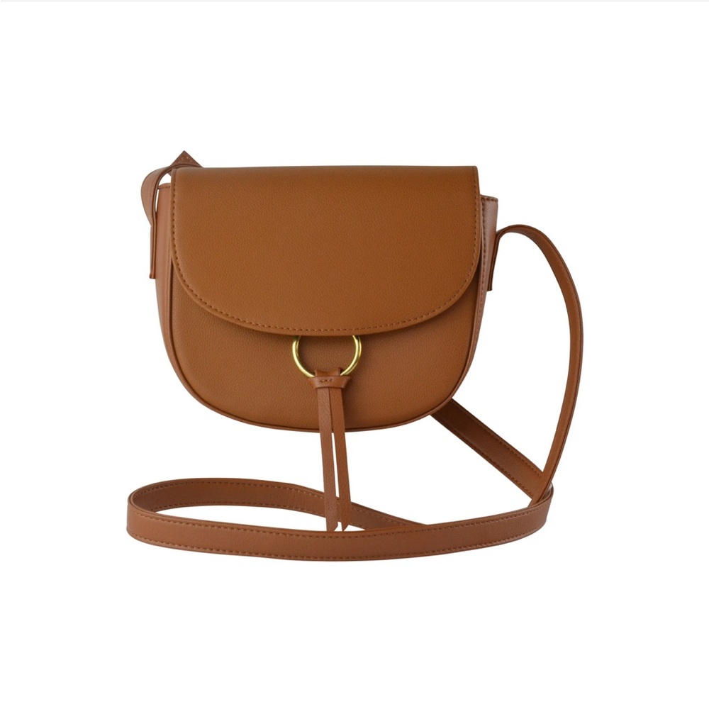 JJ Winters Caramel Leather Crossbody